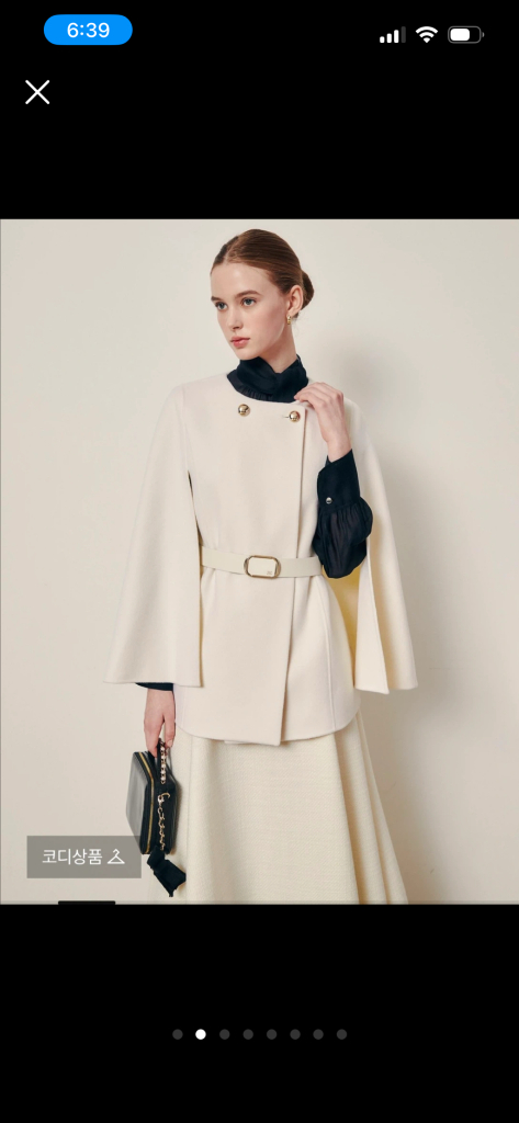 (새상품) 지고트 25fw 케이프 코트--2