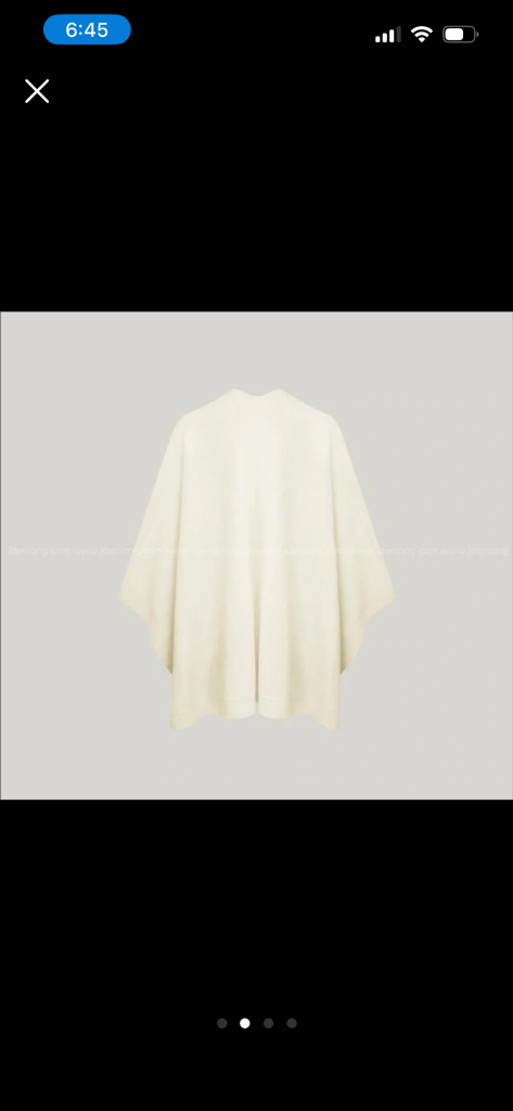 제이드몽 누아 울 캐시 숄--1