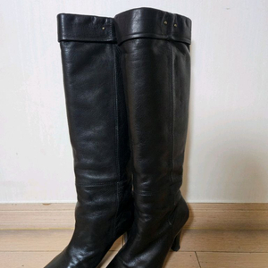 [미소페] 가죽 롱부츠 (235mm)