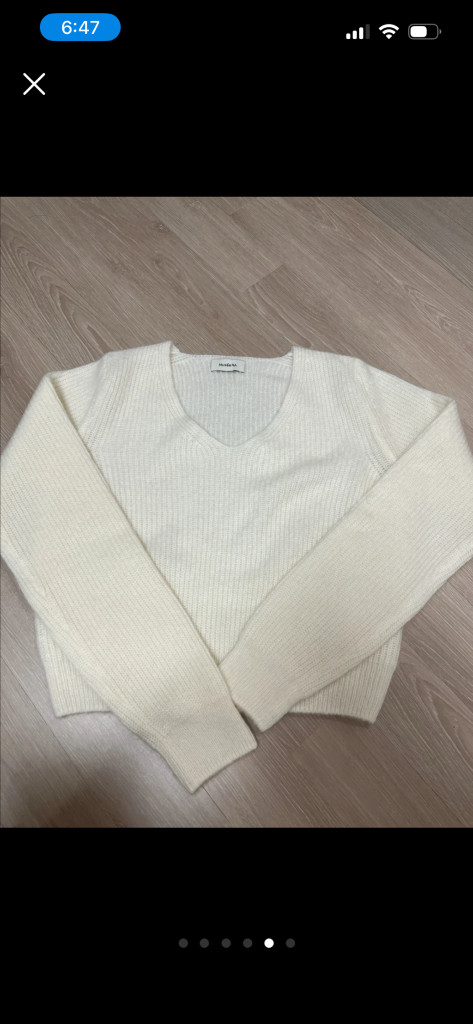 (새상품) 뮤제라 니트--4