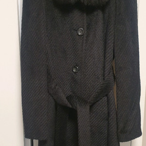 (66) 꼼빠니아 블랙 롱코트