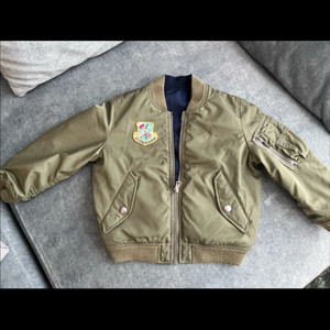 폴로 남아 양면 항공점퍼 4t