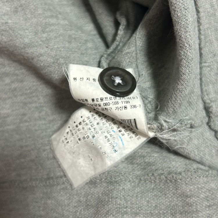 폴로 랄프로렌 오버핏 포켓 니트 가디건 그레이 XL--8