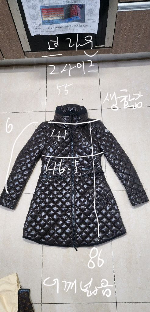 몽클레어 여성 그랑발 퀼팅 롱패딩 55~66--9