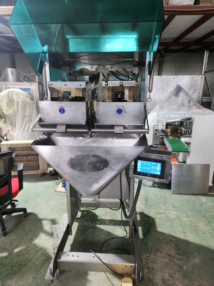 중고 국산 올스텐 3단 2연식 자동계량기 소분기 소포장기--1