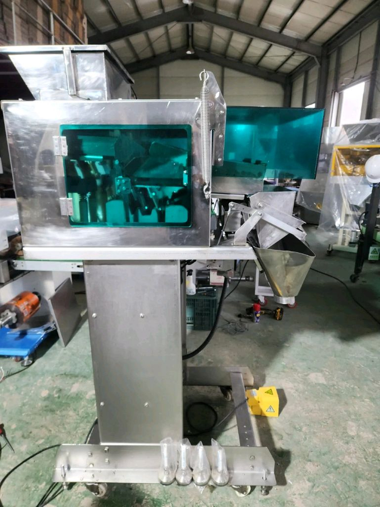 중고 국산 올스텐 3단 2연식 자동계량기 소분기 소포장기--3