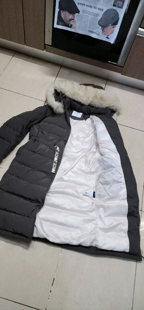 쥬시꾸뛰르 FOX 퍼 롱패딩 / 이자벨마랑 니트 새것--3