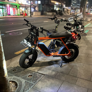 AU테크몬스터쿱 전기 자전거 정가 130만원