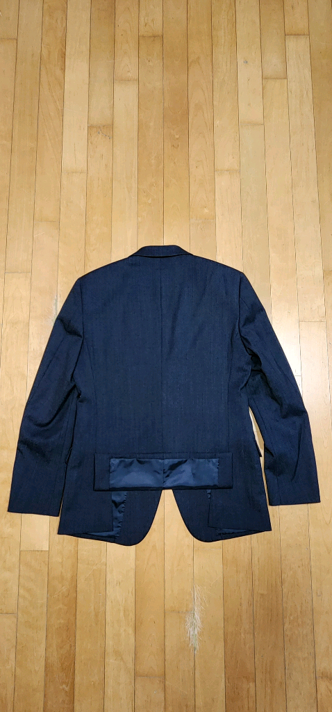 진그레이 커스텀멜로우 모직 자켓 슬림L--4