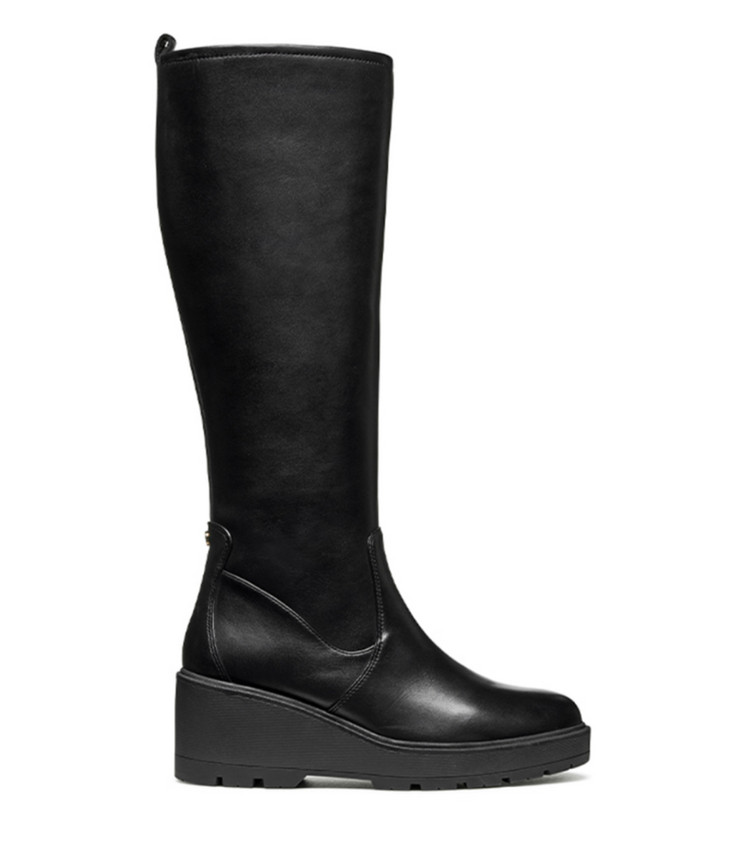 제옥스 부츠 여자 롱부츠 미에레일 여성 웨지 힐 블랙 245 이미지