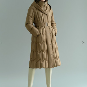 마리몬떼 여자 롱패딩 구스 롱 다운 패딩 55 이미지