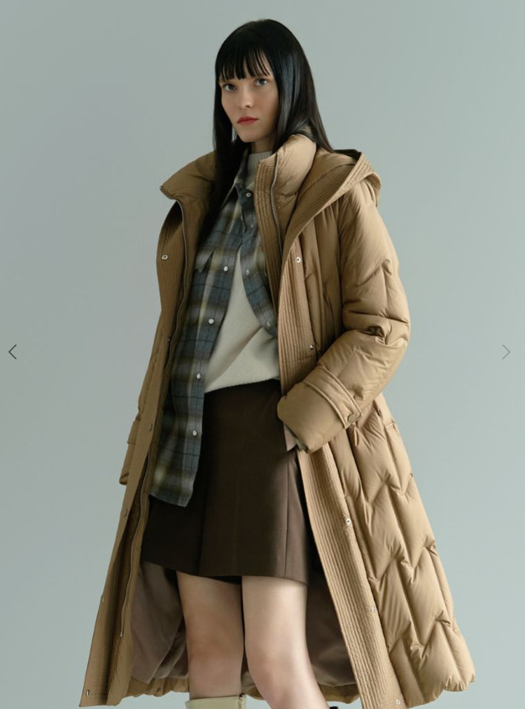 마리몬떼 여자 롱패딩 구스 롱 다운 패딩 55 이미지