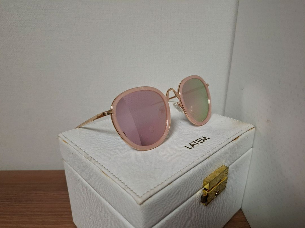 (C2) 핑크동글 선글라스--4