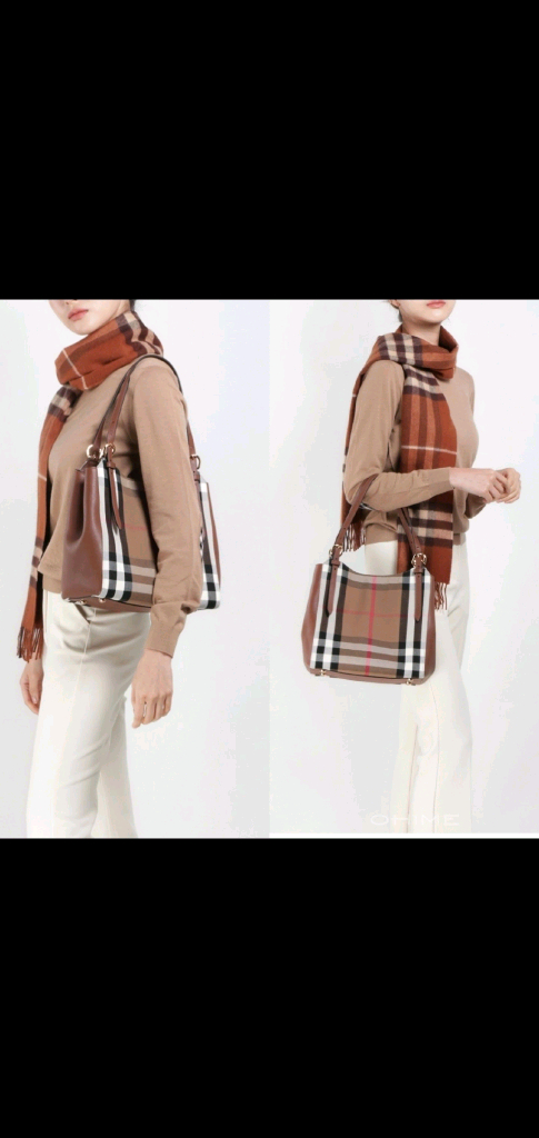 버버리 하우스체크 숄더백 토트백 새상품급 정품(감정O)구찌프라다루이비통디올고야드샤넬셀린느보테가생로랑발렌시아가가방--3