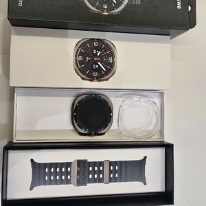 갤럭시워치 울트라 2025 티타늄 블랙 풀박스 S급 + 케이스