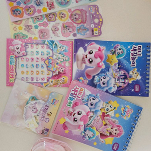 일괄)캐치티니핑 미니 색칠하기 2개+스티커