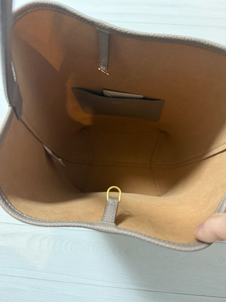 아떼바네사브루노 모카무스레더파니에 버킷백 L--3