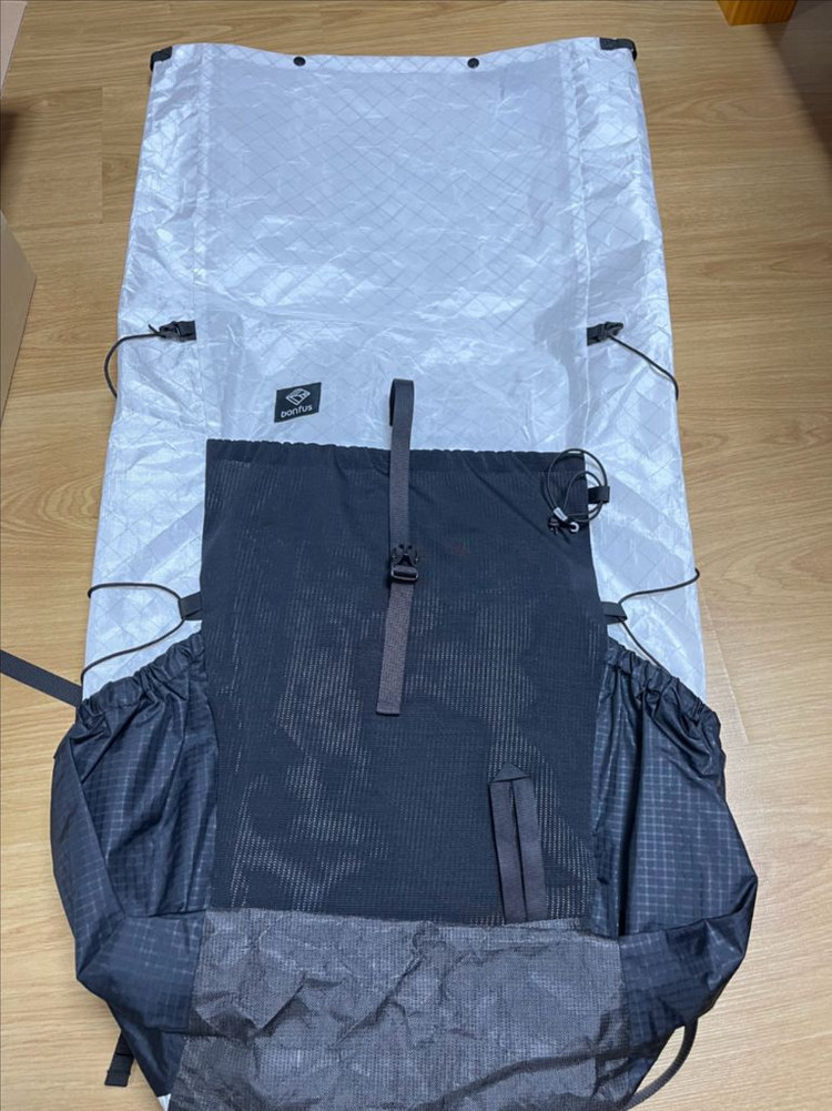 본푸스 프라무스 58L 백팩 화이트 스몰 새상품--1