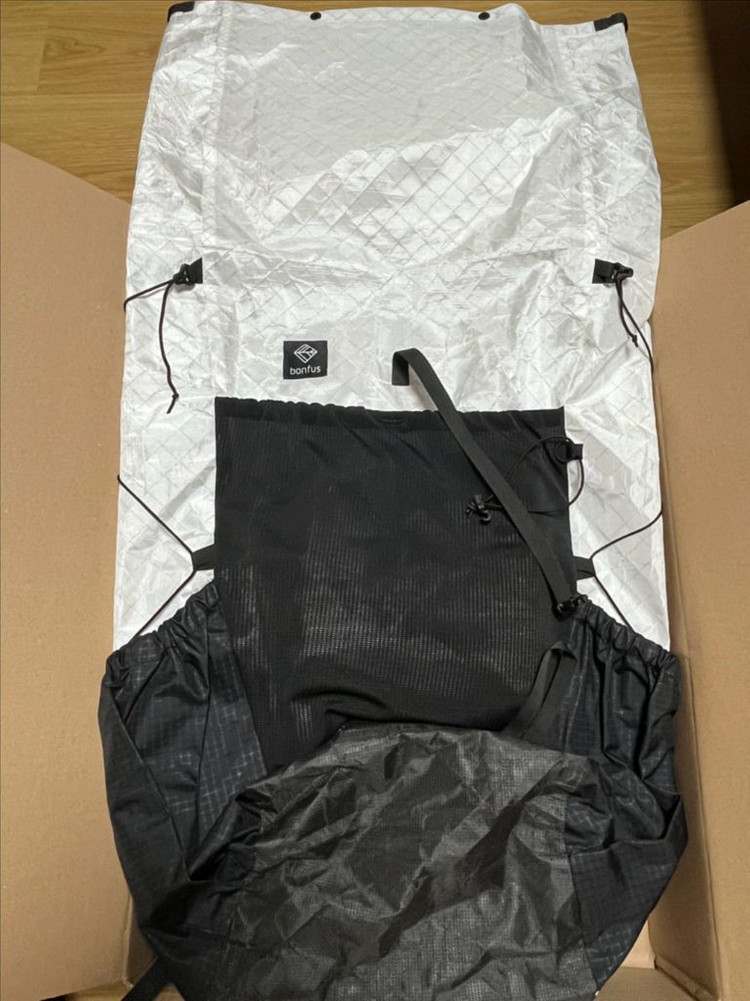 본푸스 프라무스 58L 백팩 화이트 스몰 새상품--6