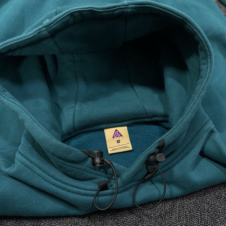 나이키ACG 풀오버 미드나잇 터콰이즈 후드--7