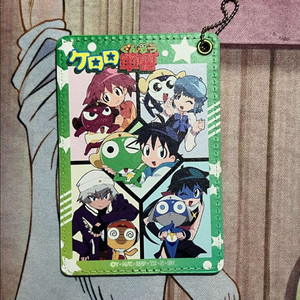 할인!!희귀매물 급처)) 케로로 단체 카드 지갑, 패스 케이스 이미지