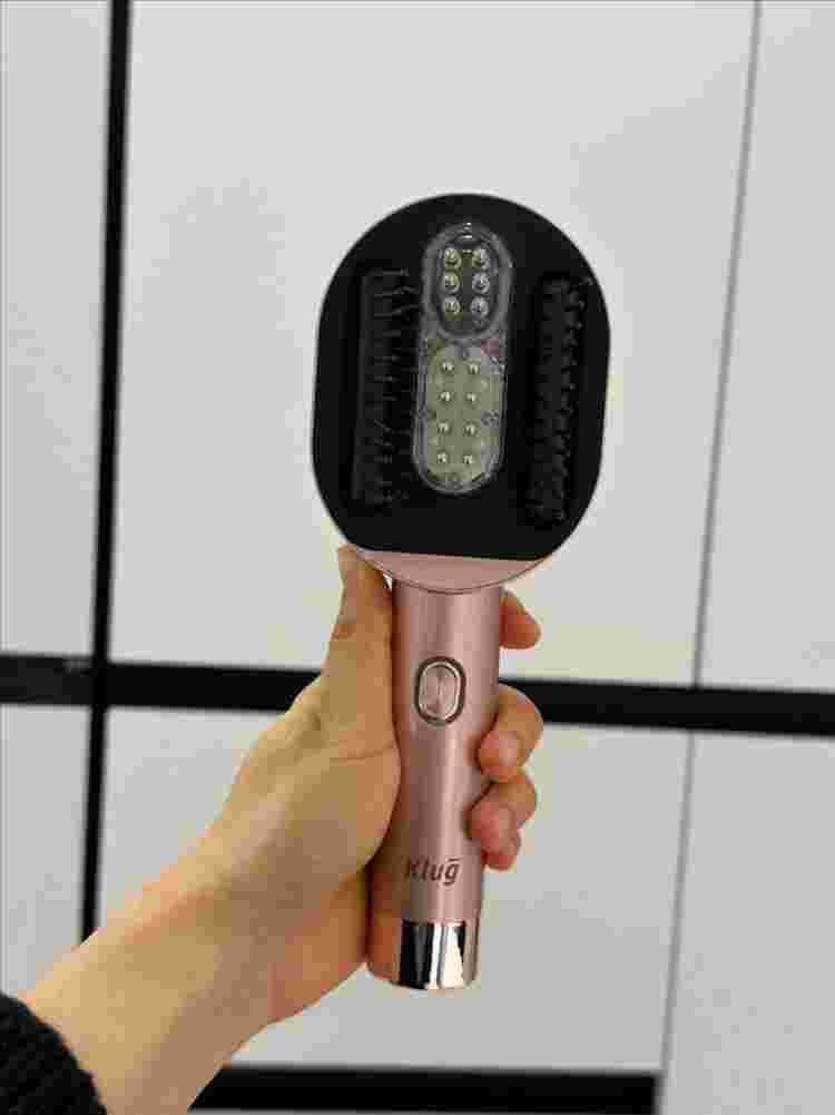 클럭 두피 테라피 마사지기 Mauve Pink 새제품--4