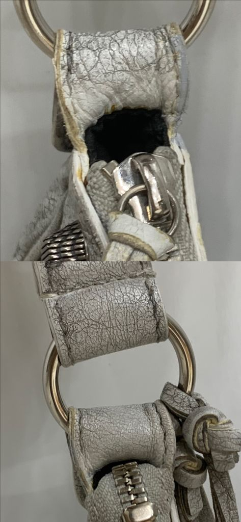 [XS]발렌시아가 르카골 숄더백 더티이펙트 화이트 가방 크로스백 엑스스몰 이미지