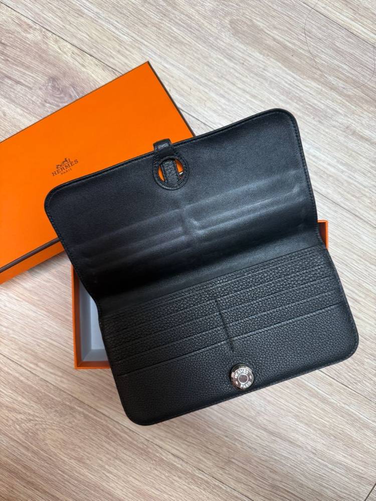 Hermes 에르메스 도곤 렉토 장지갑 (블랙-토고가죽) 이미지