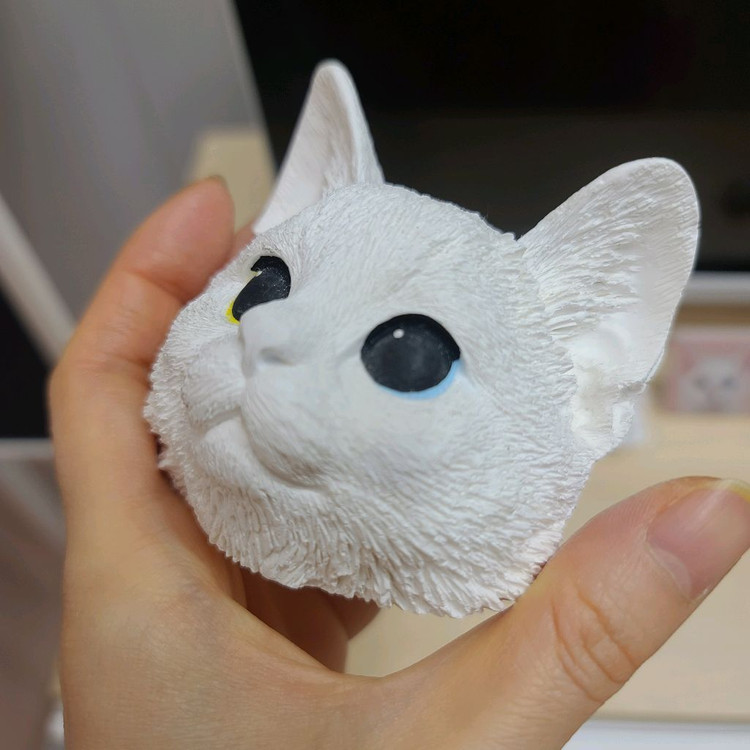 고양이 오드아이 석고방향제 (무료배송)--1