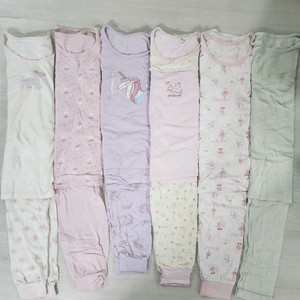 80호 여아 내의 6벌과 75호 1벌