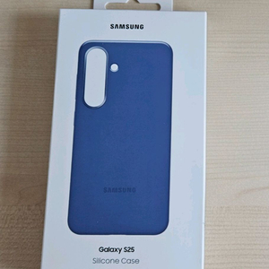 갤럭시 S25 정품 실리콘 케이스 네이비 (미개봉)