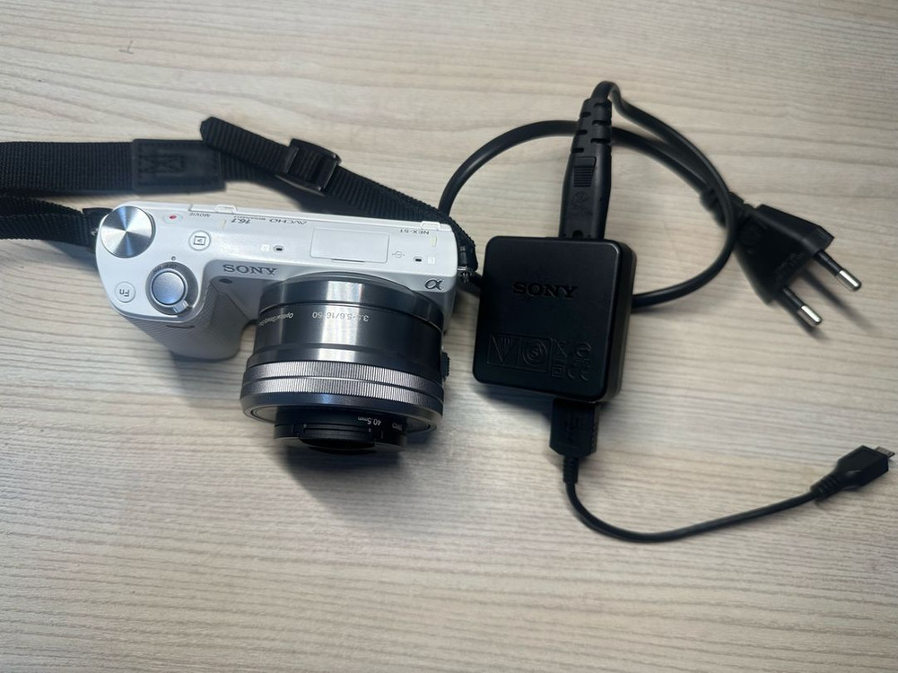 소니 nex-5t 미러리스 카메라 + 16-50mm 렌즈 세트 이미지