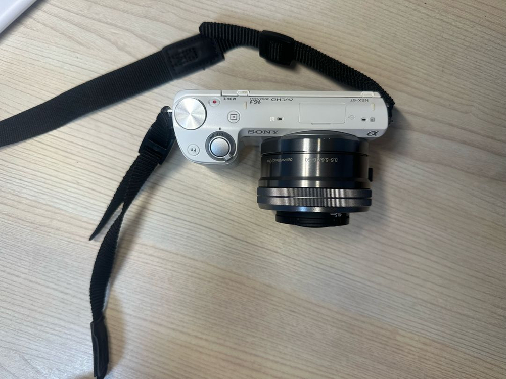 소니 nex-5t 미러리스 카메라 + 16-50mm 렌즈 세트 이미지