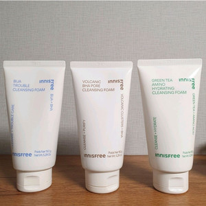 이니스프리 클렌징폼 3종 세트 (비자/화산송이/그린티)
