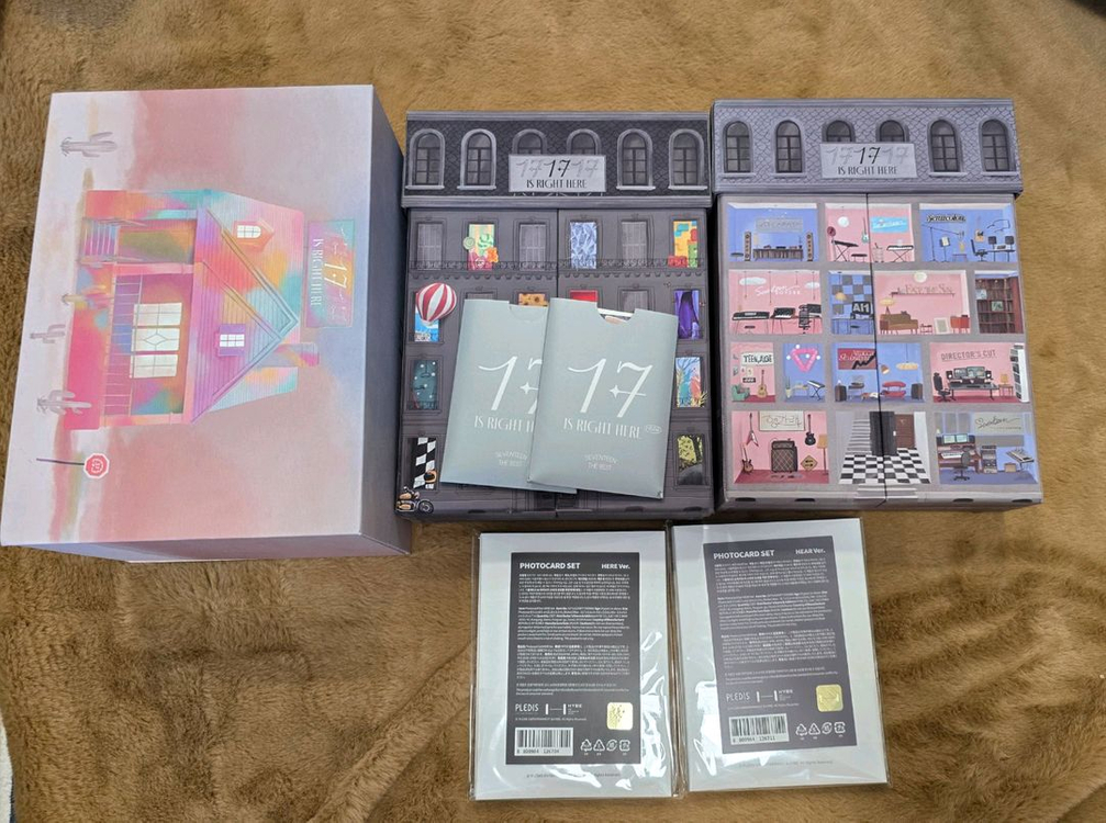 세븐틴 디럭스 앨범 일반 앨범 포토카드 세트 2종 일괄 이미지
