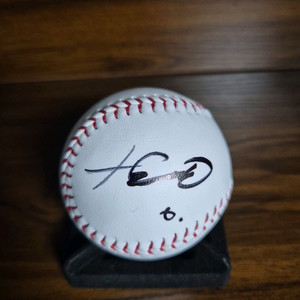 롯데 자이언츠 한태양 로고볼 싸인볼