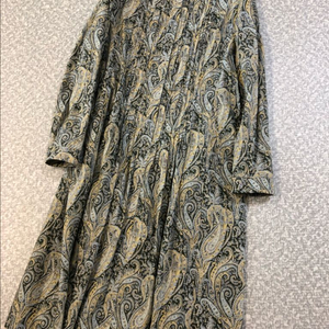 닥스 레이디스 65만대 원피스 페이즐리 에스닉 실크 롱 드레스 보호시크