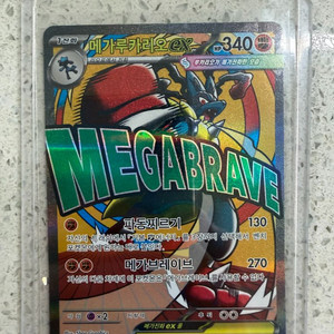 포켓몬카드 메가루카리오 EX 이미지