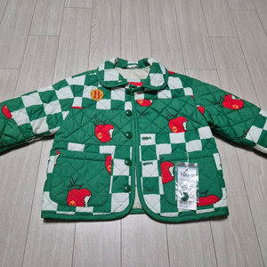 베베드피노 애플 퀼팅 자켓 100