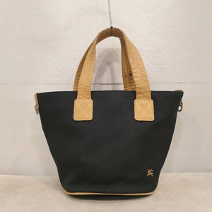 정품) 버버리 블루라벨 블랙 토트백