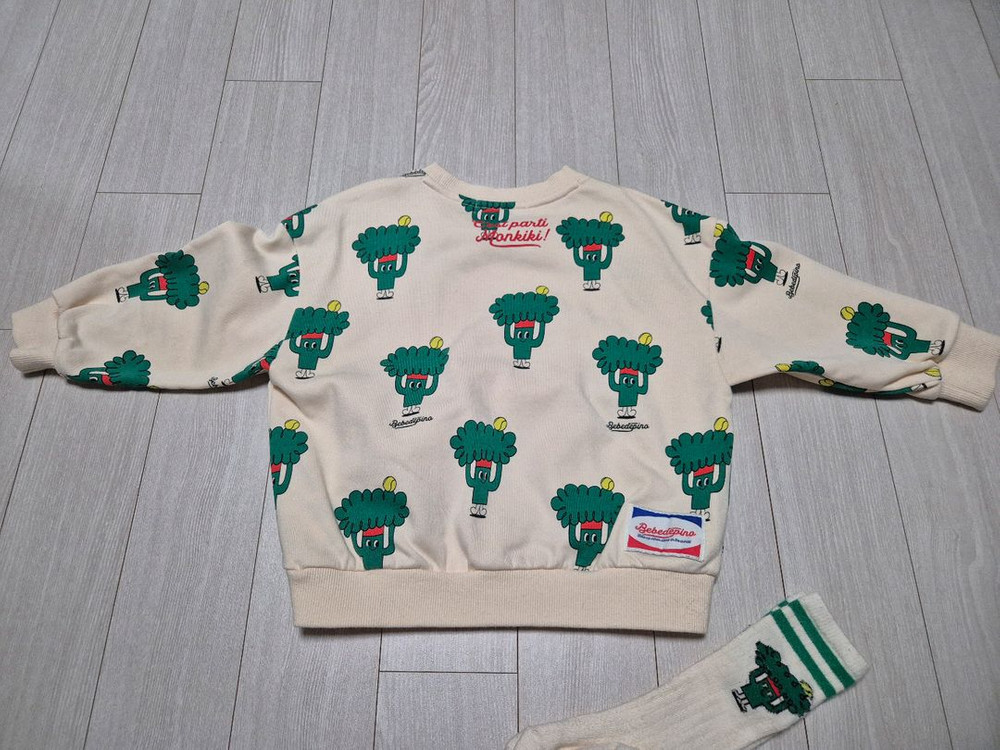 베베드피노 브로콜리 상의 100--5