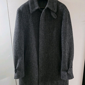 링자켓 그레이 헤링본 싱글 발마칸 히든 코트 / (코히어런스 아나토미카 그렌펠 크리설리스 캡틴선샤인 ) 이미지