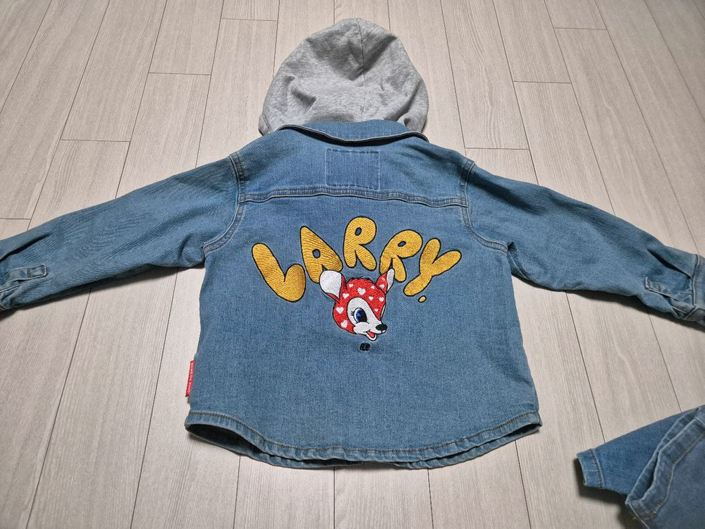 베베드피노 래리 데님 셋업 110--8