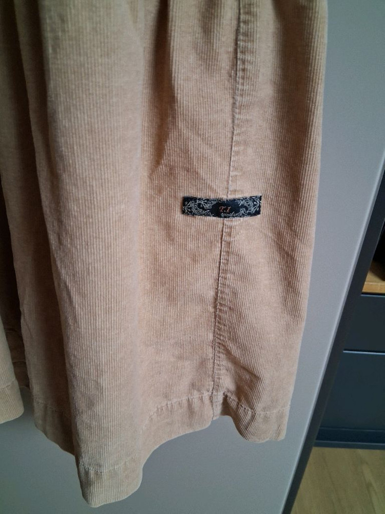 써스데이아일랜드 코듀로이 셔츠형 원피스--5