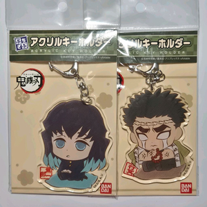 귀멸의 칼날 귀칼 푸치자부 아크릴 키링 교메이,무이치로 일괄 이미지