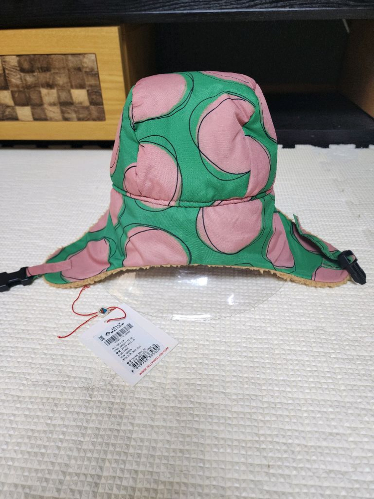 택포)젤리멜로 핑크도트 모자 56사이즈 이미지