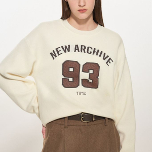 타임 자카드 레터링 니트_마인 시스템