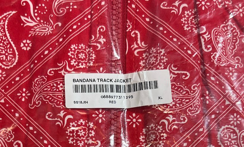 [XL] 슈프림 반다나 트랙자켓 Supreme Bandana Track Jacket--3