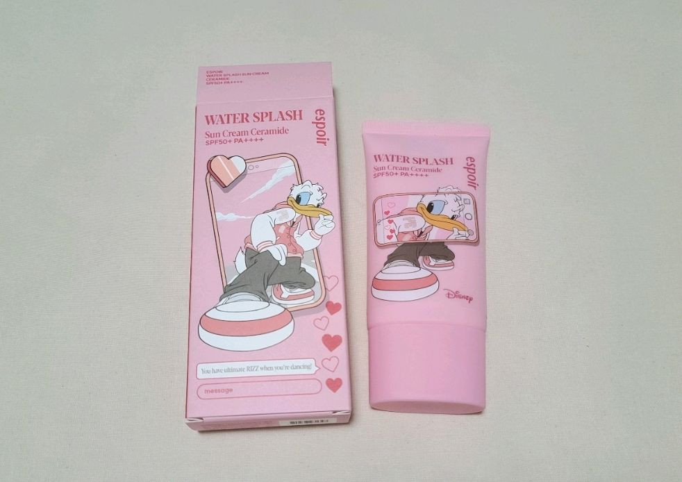 에스쁘아 워터 스플래쉬 선크림 세라마이드 60ml 디즈니에디션 이미지