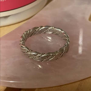 빈티지 꼬임 은반지 이미지